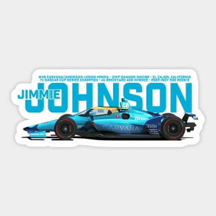 Jimmie Johnson 2022 (light blue) Sticker